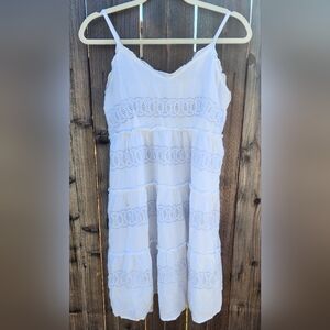 Jessica Simpson Adorable White Sundress Size L